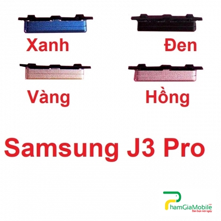 Nút Nguồn Nhựa Âm Lượng Ngoài Samsung Galaxy J3 Pro Original Power Button + Volume Control Button